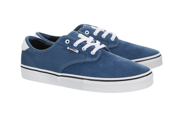 Order 中童 Vans Chima Ferguson Pro 休閒時尚 低筒 兒童滑板鞋 藍色
