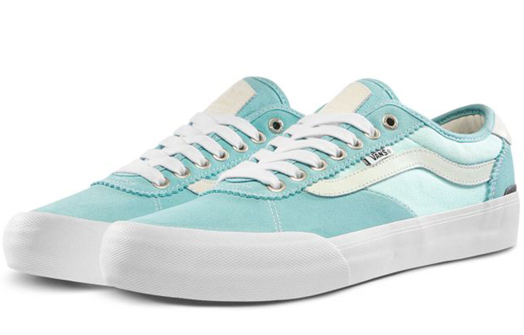 Lookbook Vans Chima Pro 2 Skateboarding Shoes Blue VN0A3MTIVER
