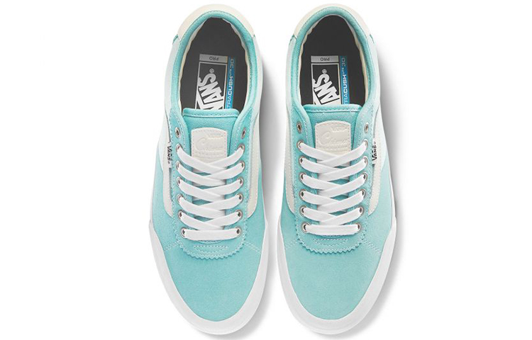 Shop Vans Chima Pro 2 Skateboarding Shoes Blue VN0A3MTIVER