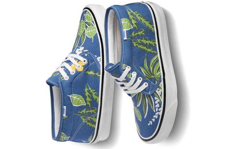 Lookbook Vans Chukka 49 DX 綠色植物 復古低筒休閒板鞋 男女皆適 藍白