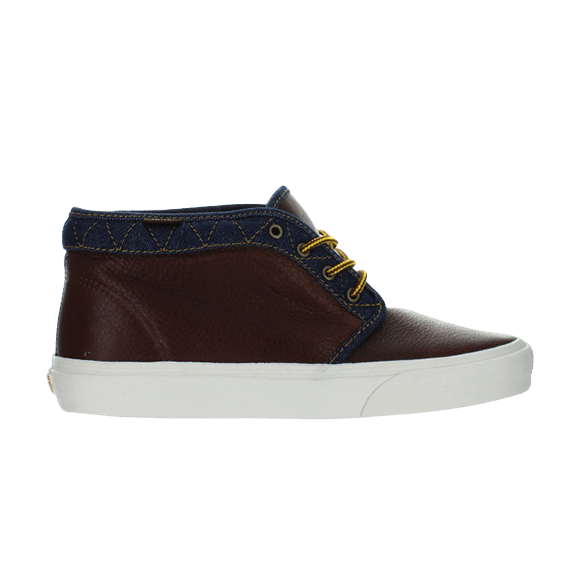 Vans Chukka Boot Leather/ Denim Brown 'Brown' 0IK49WR