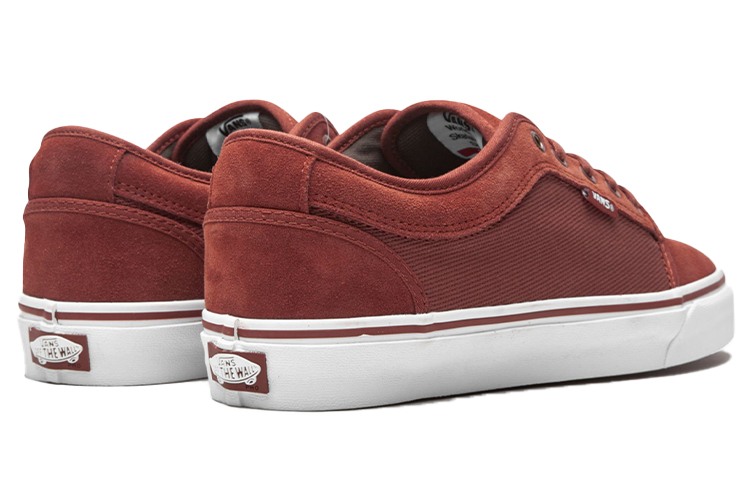 Order Vans 红色透气防滑耐磨低帮休闲滑板鞋 VN0A38CG0QV
