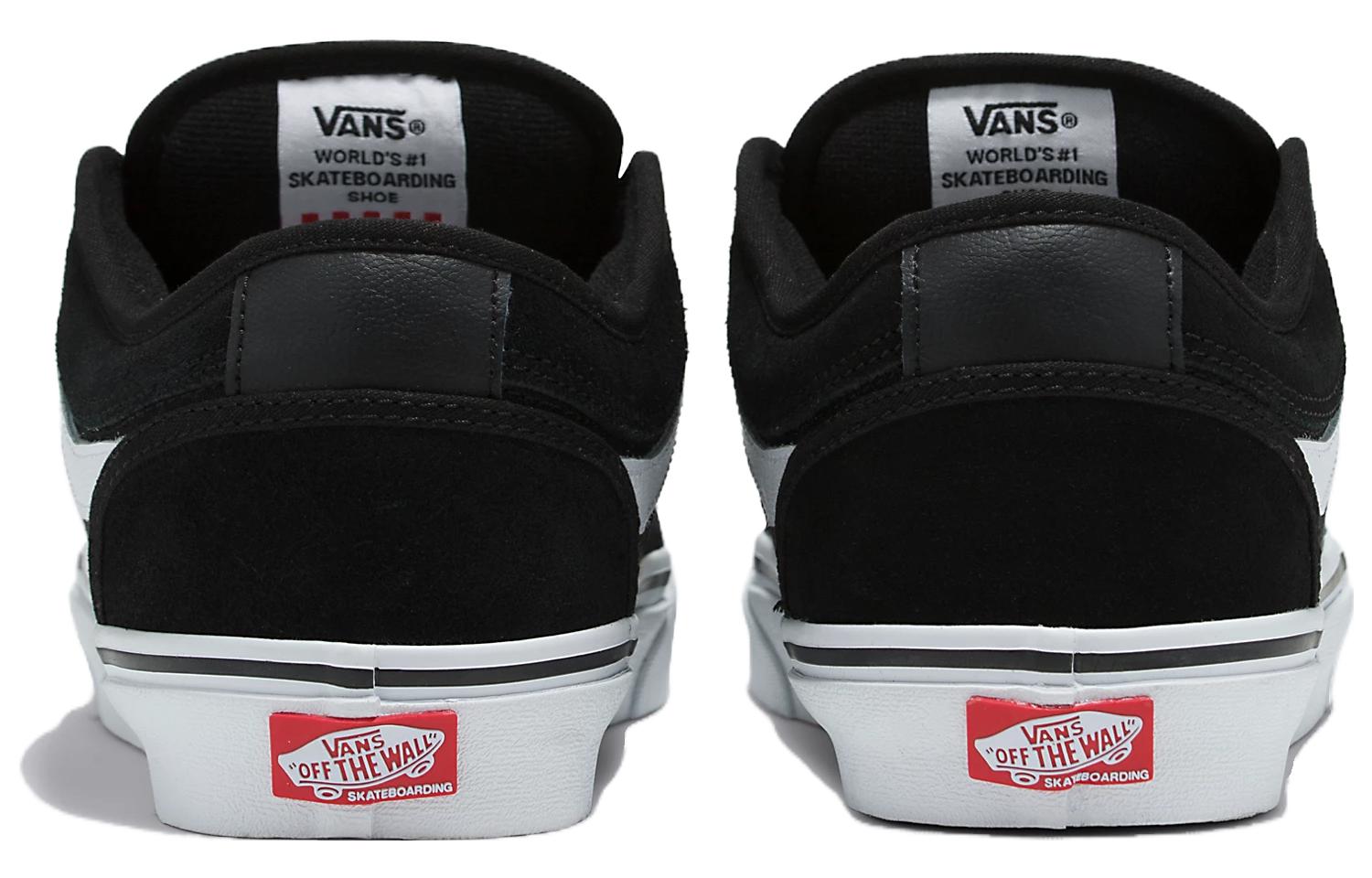 Shop Vans CHUKKA 舒適 耐磨透氣 低筒 滑板鞋 男女同款 黑白色