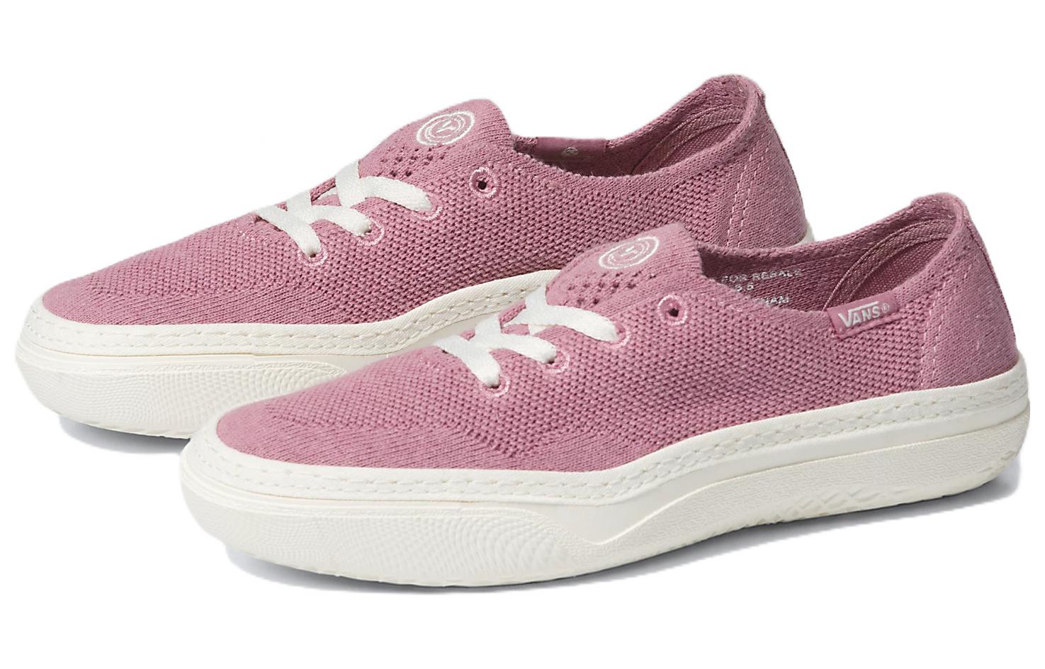 Lookbook Vans Circle Vee 防滑耐磨 低筒 滑板鞋 男女共款 紫白色