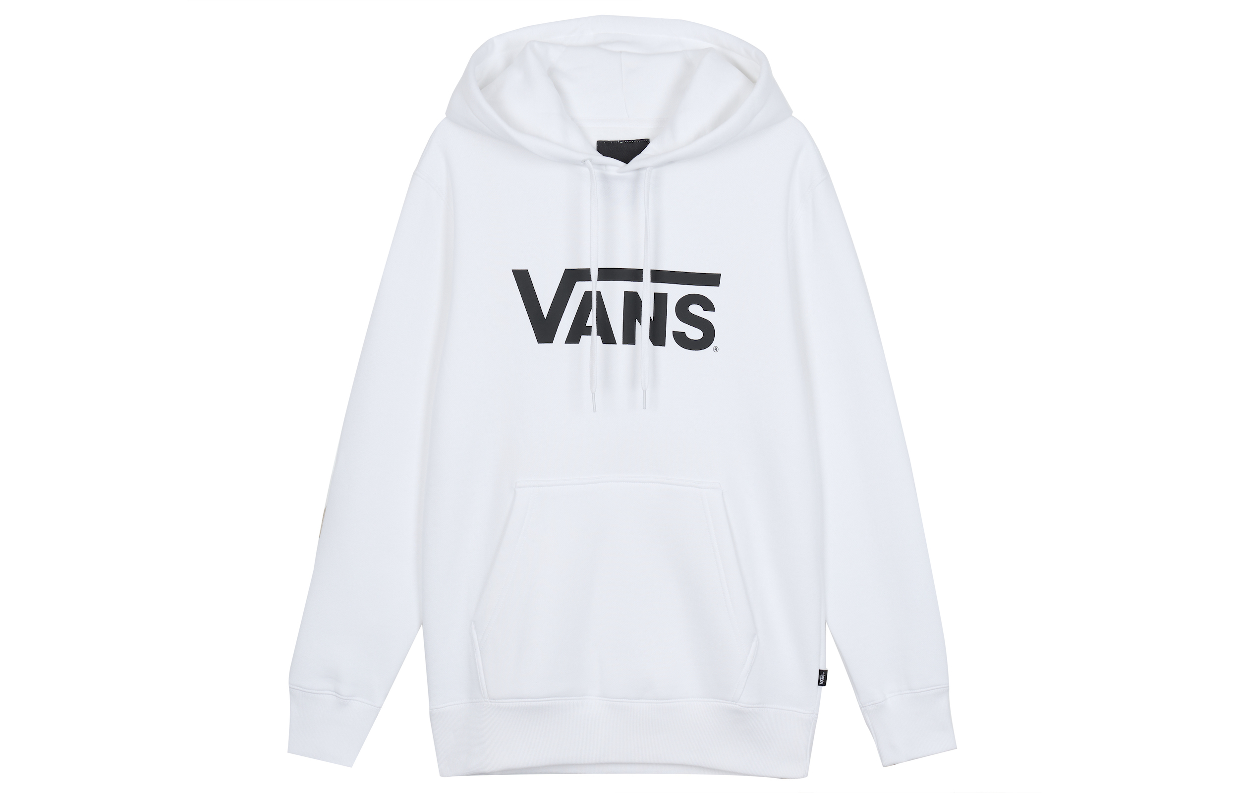 Vans Classic Logo Fleece Pullover Colorblock Hoodie Unisex White VN0A3TXIWHT