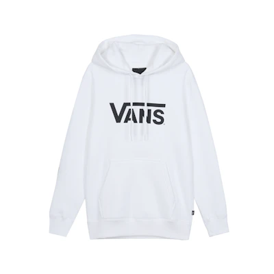 Vans Classic Logo Fleece Pullover Colorblock Hoodie Unisex White VN0A3TXIWHT