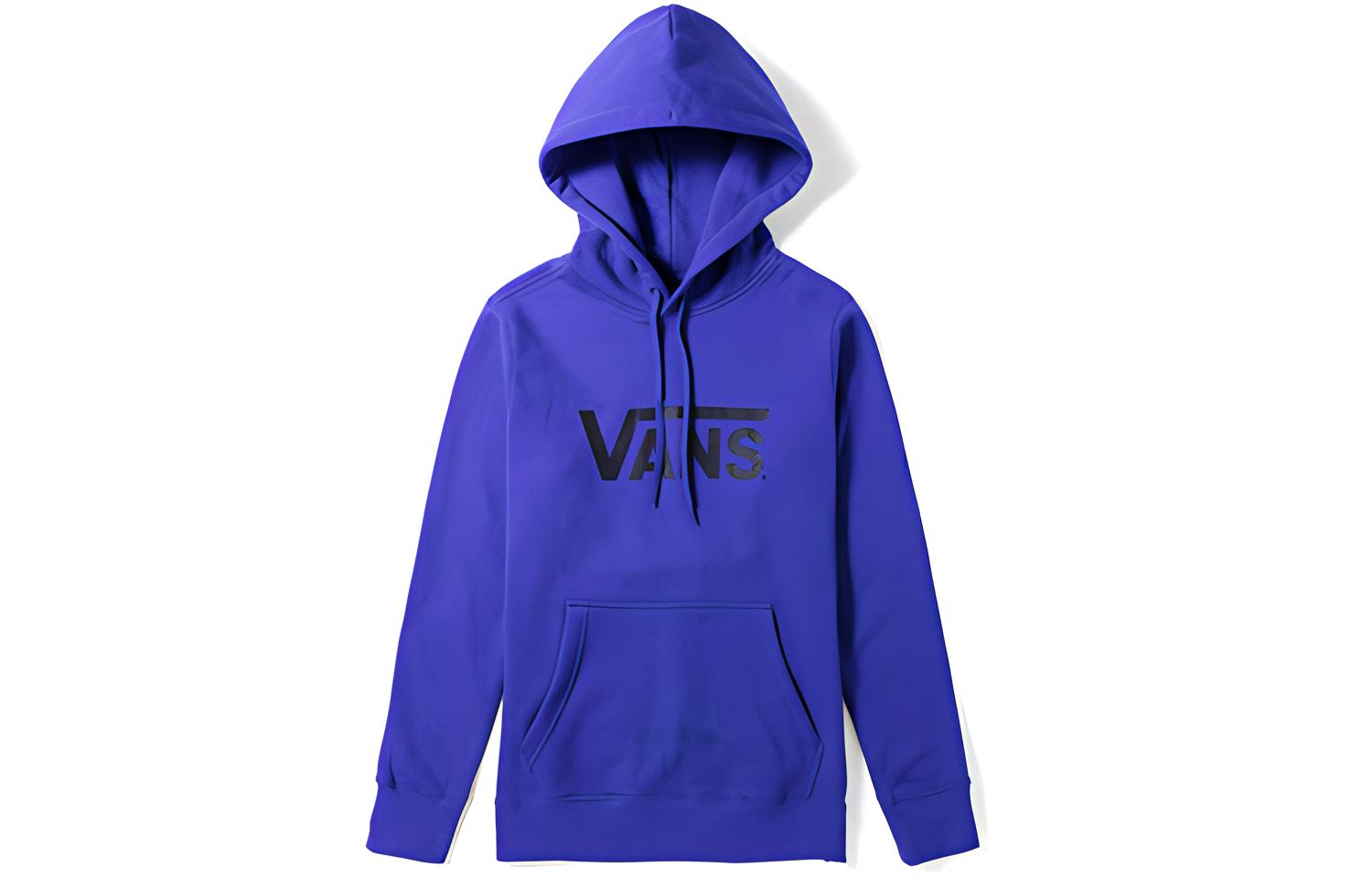 Vans Classic Logo Fleece Pullover Hoodie Blue (Unisex) VN0A3TXI89P