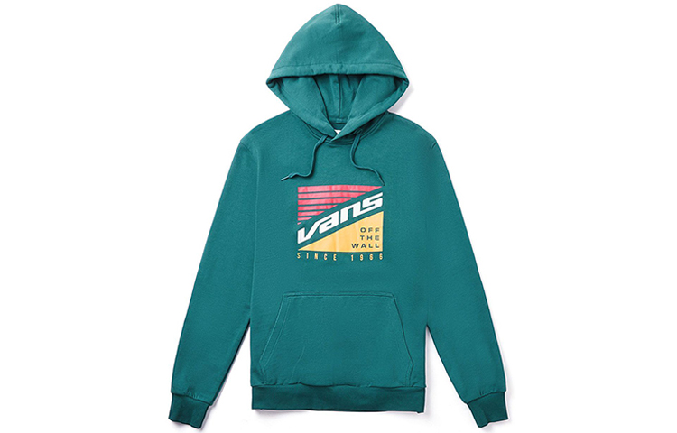 Vans Classic Logo Hoodie Pullover Unisex Dark Green VN0A4BQWTTZ