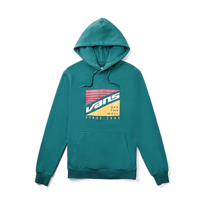 Vans Classic Logo Hoodie Pullover Unisex Dark Green VN0A4BQWTTZ