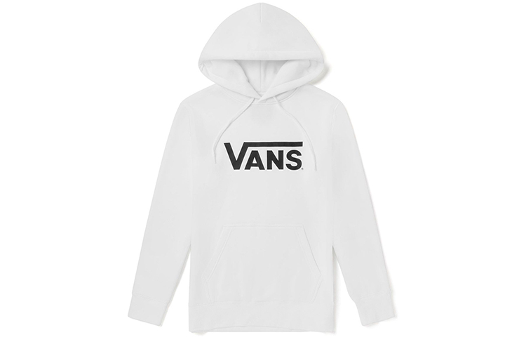 Vans Classic Logo Pullover Hoodie White Unisex Casual Sportswear VN0A5H5UWHT