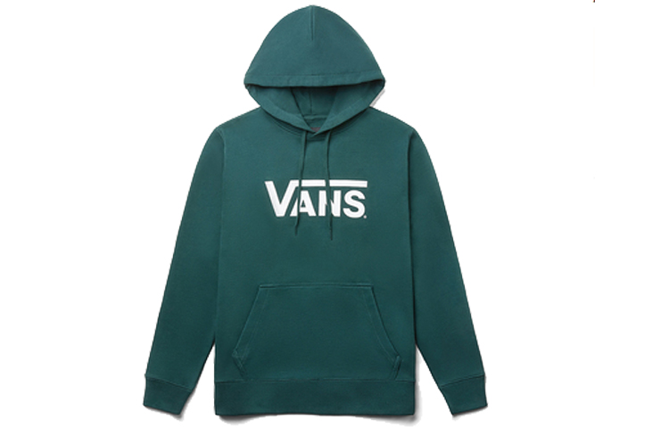 Vans Classic Loose Fit Pullover Hoodie Unisex Dark Green VN0A3TXKTTZ