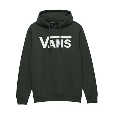 Vans Classic Pullover Hoodie Logo Printed Long Sleeve Green Hoodie VN0A456BBZ0