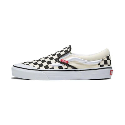 Vans Classic Slip-On 138 'Sidestripe - Black Checkerboard'