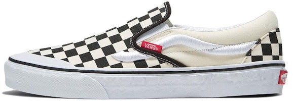 Vans Classic Slip-On 138 'Sidestripe - Black Checkerboard' VN000BW3BKC Vans Classic Slip-On 138 'Sidestripe - Black Checkerboard' VN000BW3BKC