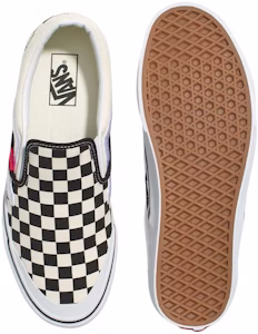ヴァンズ クラシックスリッポン チェッカーボード (Vanz Kurashikkusurippon Chekkābōdo) VN000BW3BKC Shop ヴァンズ クラシックスリッポン チェッカーボード (Vanz Kurashikkusurippon Chekkābōdo) VN000BW3BKC