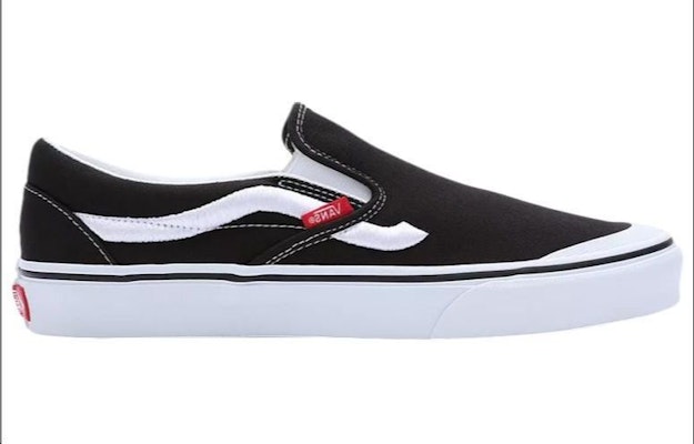 Vans Classic Slip-On 138 'Sidestripe Black' VN000BW36BT Order Vans Classic Slip-On 138 'Sidestripe Black' VN000BW36BT