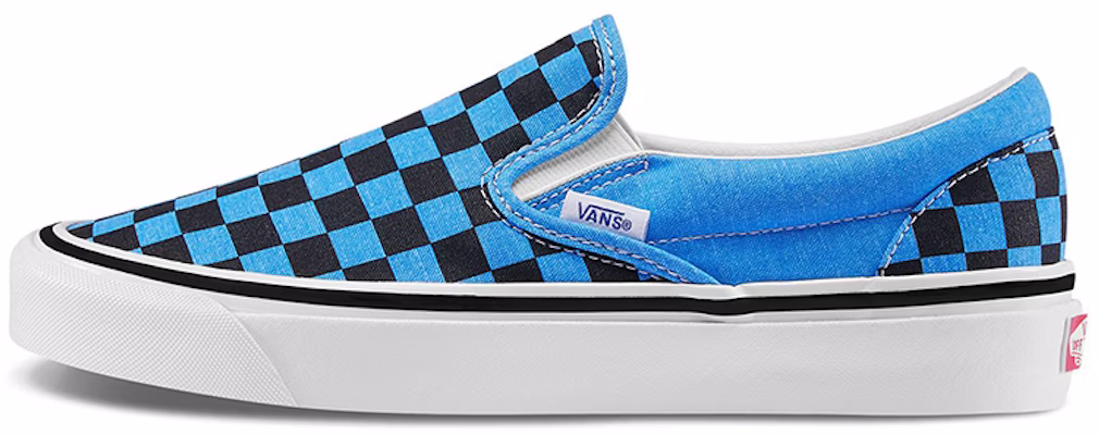 Vans Classic Slip-On 98 DX 'Anaheim Factory - Blue Neon Checkerboard' VN0A3JEXV9L Buy Vans Classic Slip-On 98 DX 'Anaheim Factory - Blue Neon Checkerboard' VN0A3JEXV9L