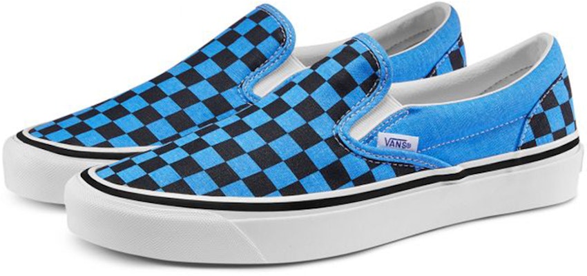Vans Classic Slip-On 98 DX 'Anaheim Factory - Blue Neon Checkerboard' VN0A3JEXV9L Order Vans Classic Slip-On 98 DX 'Anaheim Factory - Blue Neon Checkerboard' VN0A3JEXV9L