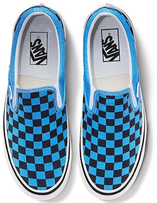 Vans Classic Slip-On 98 DX 'Anaheim Factory - Blue Neon Checkerboard' VN0A3JEXV9L Shop Vans Classic Slip-On 98 DX 'Anaheim Factory - Blue Neon Checkerboard' VN0A3JEXV9L