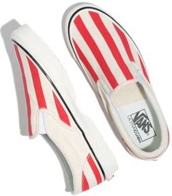 Vans Classic Slip-On 98 DX 'Anaheim Factory - Red Big Stripes' VN0A3JEXVN2 Shop Vans Classic Slip-On 98 DX 'Anaheim Factory - Red Big Stripes' VN0A3JEXVN2