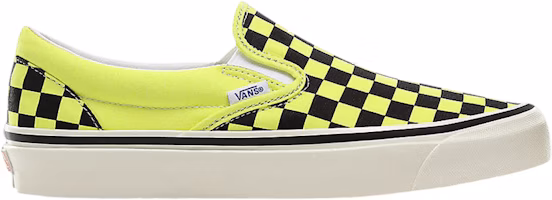 Vans Classic Slip-On 98 DX 'Anaheim Factory - Yellow Neon Checkerboard' VN0A3JEXV9O Vans Classic Slip-On 98 DX 'Anaheim Factory - Yellow Neon Checkerboard' VN0A3JEXV9O