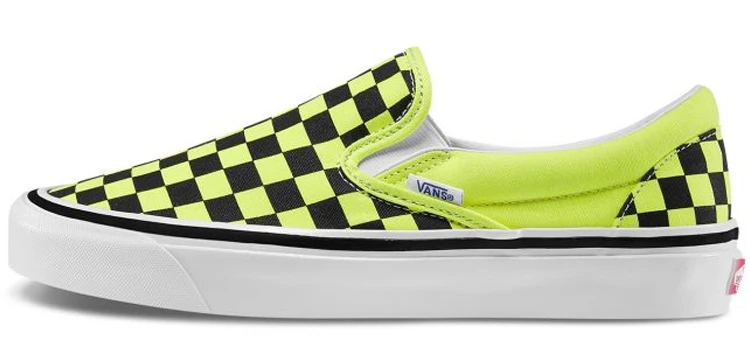 vans-classic-slip-on-98-dx-anaheim-factory-yellow-neon-checkerboard