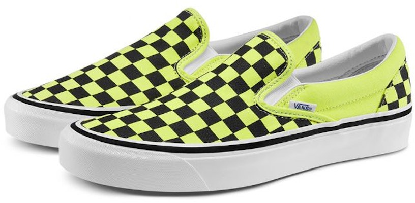 Vans クラシックスリッポン98 DX ネオンチェッカー (Vans Classic Slip-On 98 DX Neon Checker) VN0A3JEXV9O Order Vans クラシックスリッポン98 DX ネオンチェッカー (Vans Classic Slip-On 98 DX Neon Checker) VN0A3JEXV9O