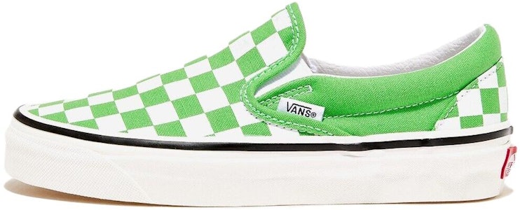 반스 클래식 슬립온 98 DX '체커보드 - 클래식 그린' VN0A7Q581OZ Buy 반스 클래식 슬립온 98 DX '체커보드 - 클래식 그린' VN0A7Q581OZ