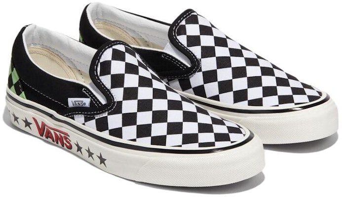 Vans Classic Slip-On 98 DX Sneakers 'Black White' VN0A7Q58BZW Order Vans Classic Slip-On 98 DX Sneakers 'Black White' VN0A7Q58BZW