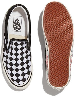 Vans Classic Slip-On 98 DX Sneakers 'Black White' VN0A7Q58BZW Shop Vans Classic Slip-On 98 DX Sneakers 'Black White' VN0A7Q58BZW