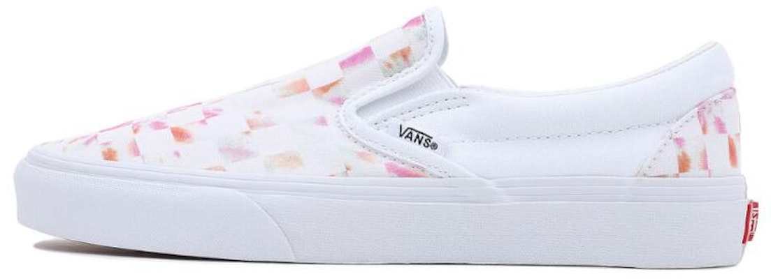 Vans Classic Slip-On 'Aura Checkerboard Pink White' VN0A5JLXWHT Buy Vans Classic Slip-On 'Aura Checkerboard Pink White' VN0A5JLXWHT