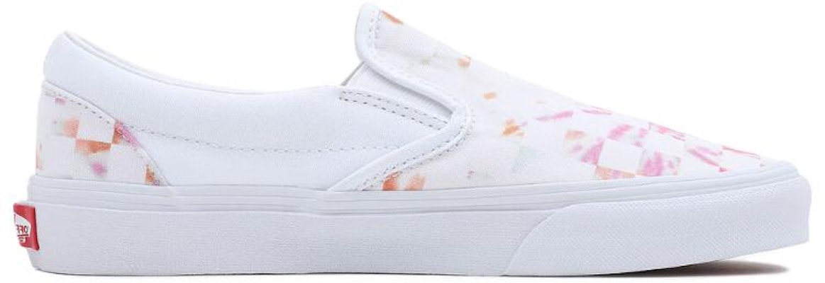 Vans Classic Slip-On 'Aura Checkerboard Pink White' VN0A5JLXWHT Order Vans Classic Slip-On 'Aura Checkerboard Pink White' VN0A5JLXWHT