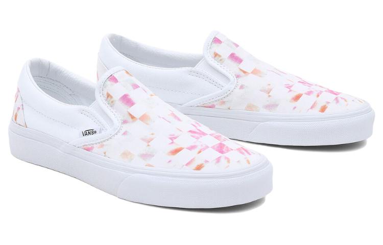 Lookbook Vans Classic Slip-On 'Aura Checkerboard Merah Jambu Putih' VN0A5JLXWHT