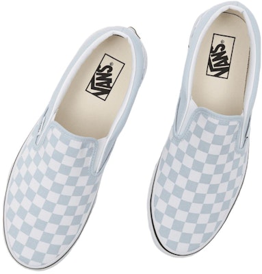 Vans Classic Slip-On 'Baby Blue Checkerboard' VN0A38F7QCK Shop Vans Classic Slip-On 'Baby Blue Checkerboard' VN0A38F7QCK