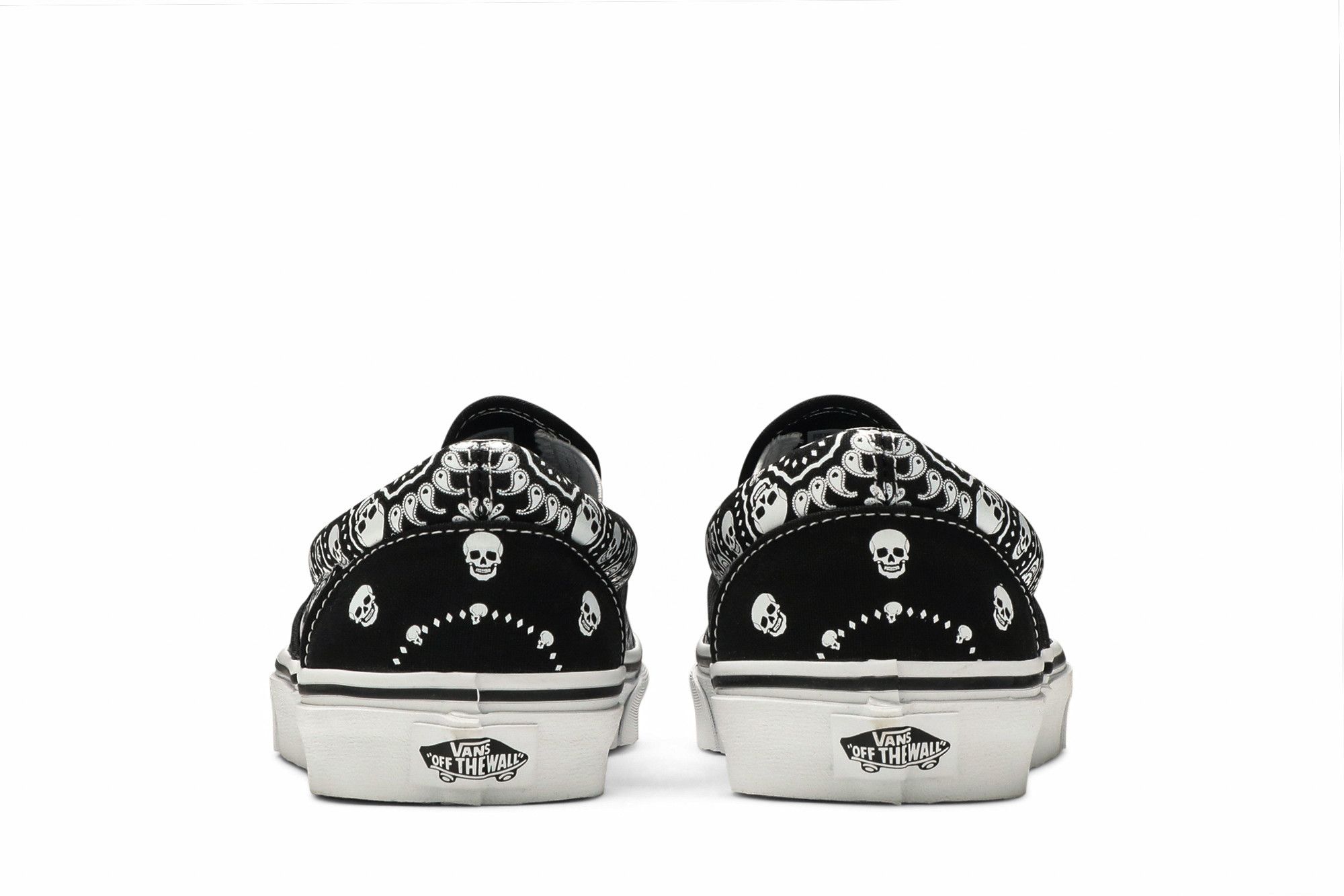 Sizing Vans 經典無帶帆布鞋 'Bandana - 黑色' VN0A33TBD9S