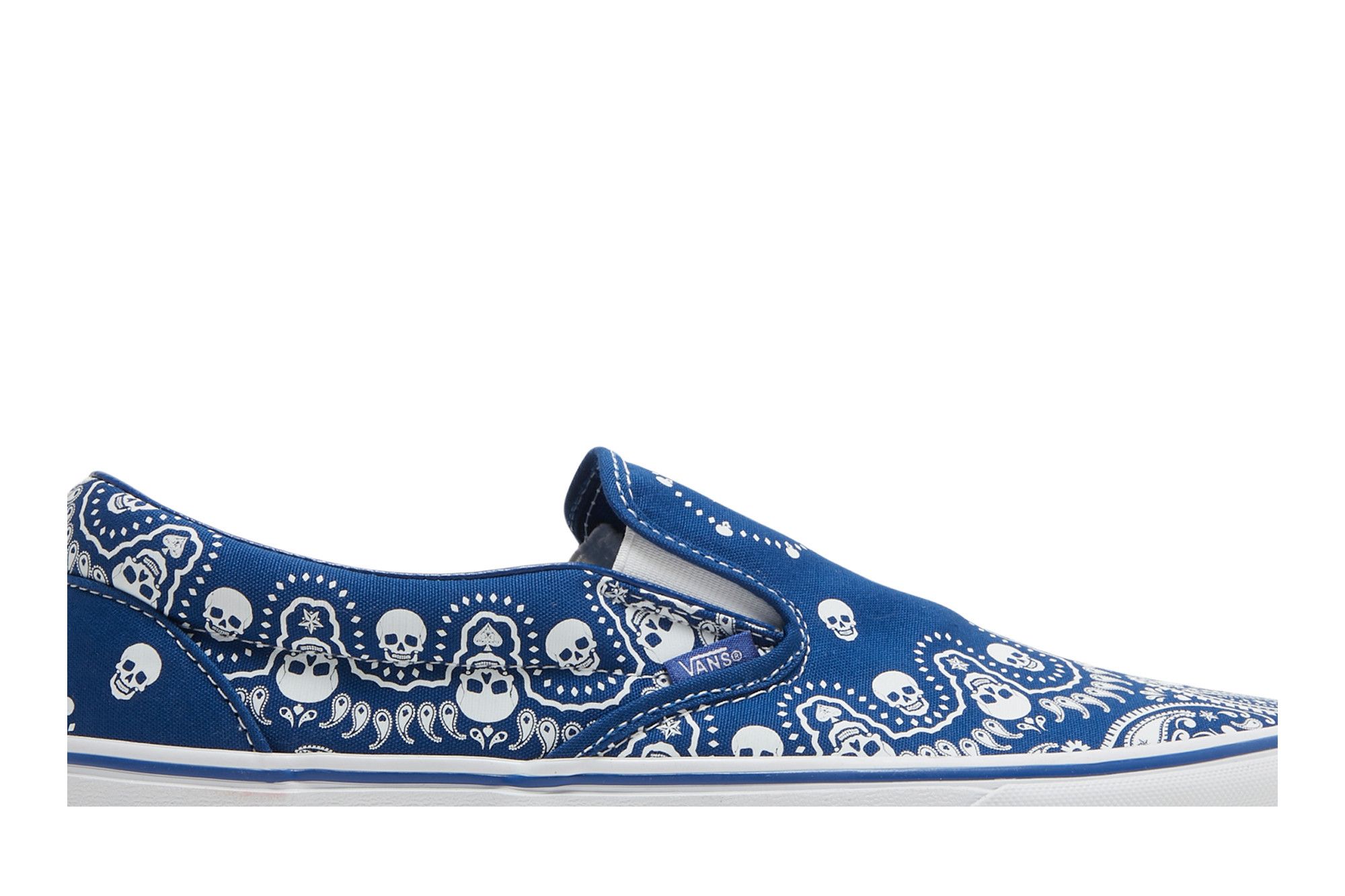 Order Vans Classic Slip-On ''Bandana - True Blue'' Blauw VN0A33TB42U