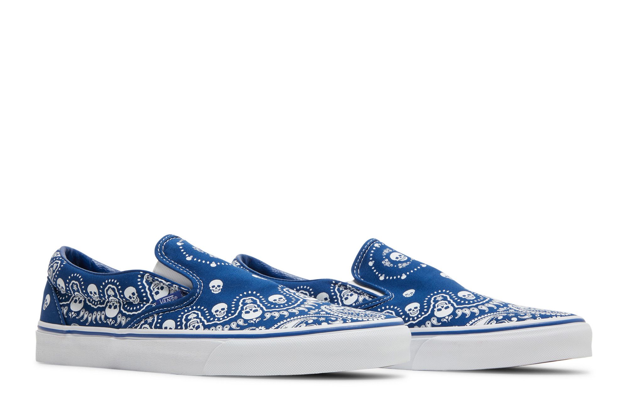 Cheap Vans Classic Slip-On ''Bandana - True Blue'' Blauw VN0A33TB42U