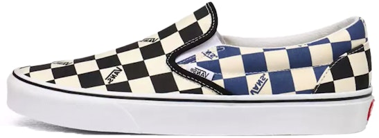 Vans Classic Slip-On 'Big Check Black Navy' VN0A4U38WRT Vans Classic Slip-On 'Big Check Black Navy' VN0A4U38WRT