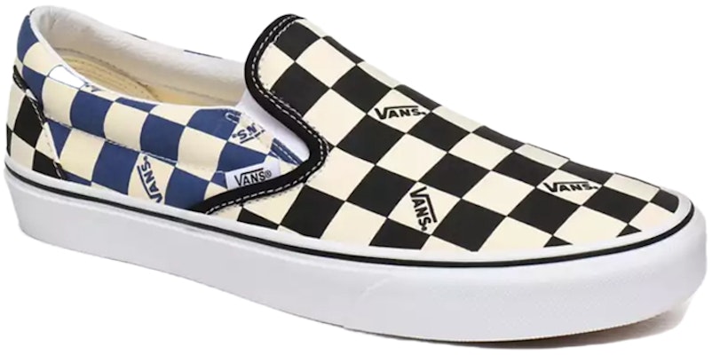 Vans Classic Slip-On 'Big Check Black Navy' VN0A4U38WRT Lookbook Vans Classic Slip-On 'Big Check Black Navy' VN0A4U38WRT