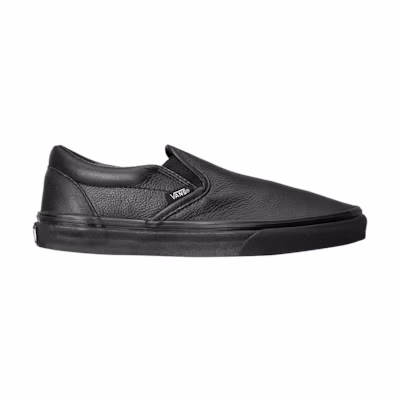 Vans Classic Slip-On 'Black Leather'