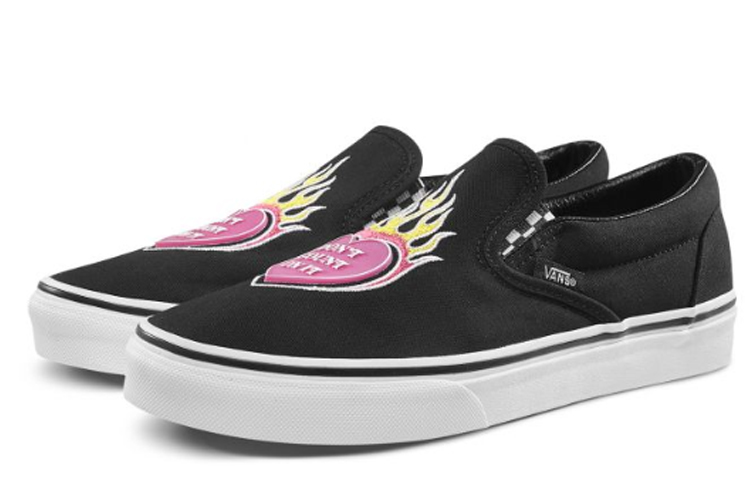 Vans Classic SLIP-ON 'Black Pink' 圖 2