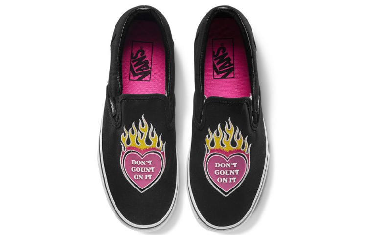 Vans Classic SLIP-ON 'Black Pink' 圖 3