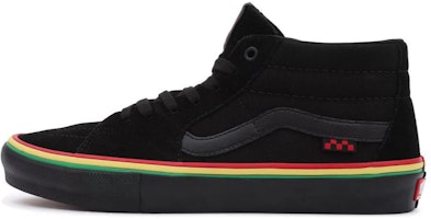 Vans Classic Slip-On 'Black Red Yellow Green' VN0A5FCGBLA Vans Classic Slip-On 'Black Red Yellow Green' VN0A5FCGBLA