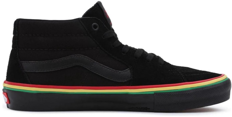 Vans Classic Slip-On 'Black Red Yellow Green' VN0A5FCGBLA Order Vans Classic Slip-On 'Black Red Yellow Green' VN0A5FCGBLA