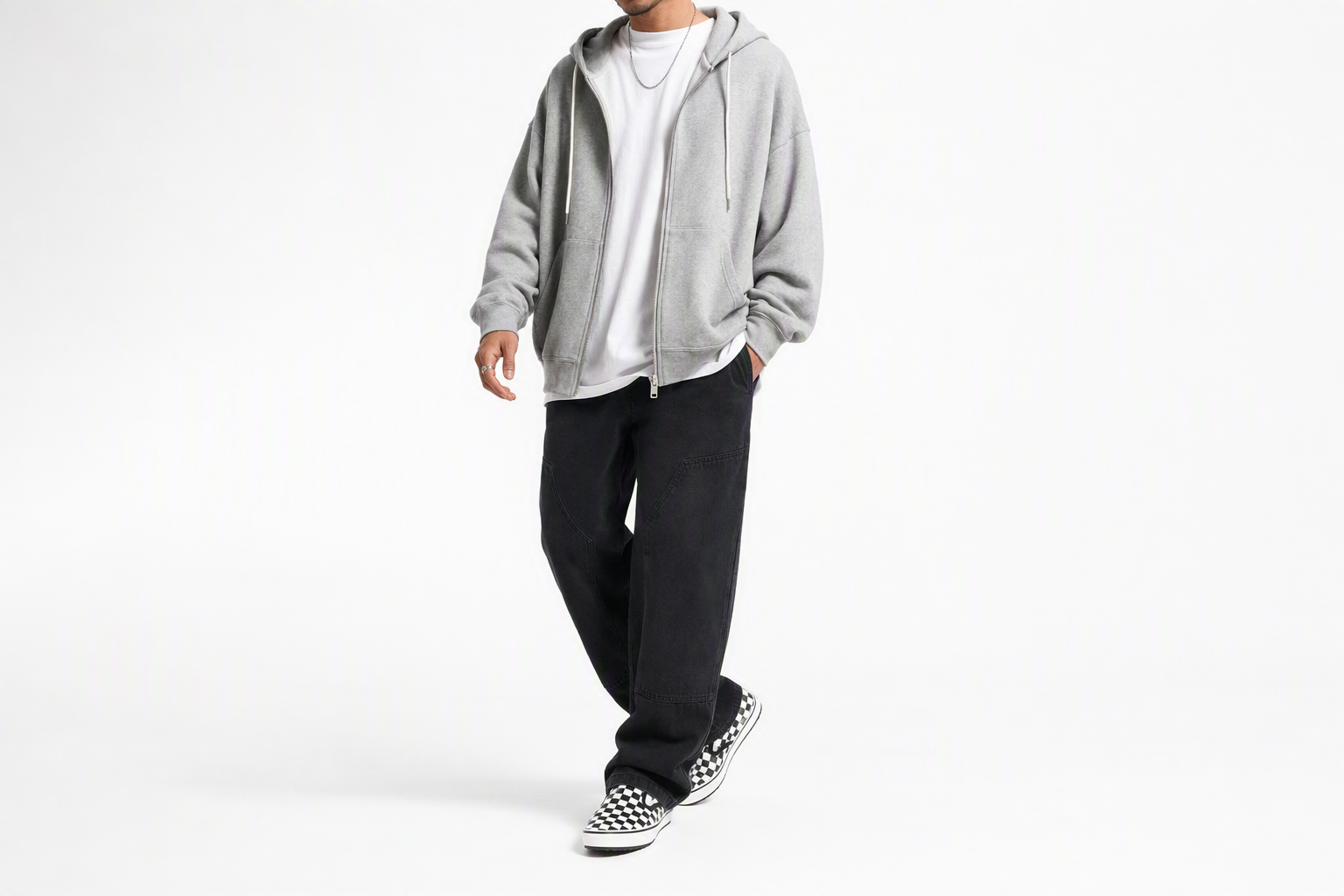 Order Vans Classic Slip-On ''Noir Blanc'' VN0A4UWOIB8
