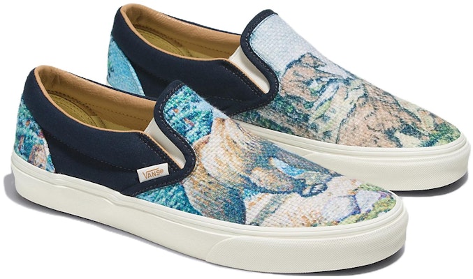 Vans Classic Slip-On 'Biru Hijau' VN0009Q7FRS Order Vans Classic Slip-On 'Biru Hijau' VN0009Q7FRS