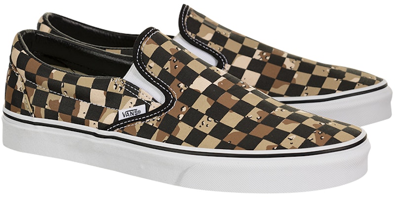 Vans Classic Slip-On 'Camo Desert Checkerboard' corak papan dam padang pasir. VN0A4BV3V4P Order Vans Classic Slip-On 'Camo Desert Checkerboard' corak papan dam padang pasir. VN0A4BV3V4P