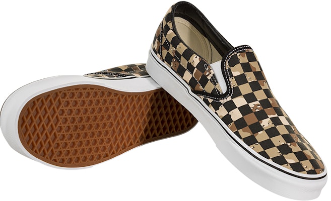 Vans Slip-On Klasik 'Camo Desert Checkerboard' VN0A4BV3V4P Shop Vans Slip-On Klasik 'Camo Desert Checkerboard' VN0A4BV3V4P