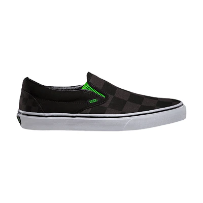 Vans Classic Slip-on (Captain Fin) Checkerboard Black 'Black'