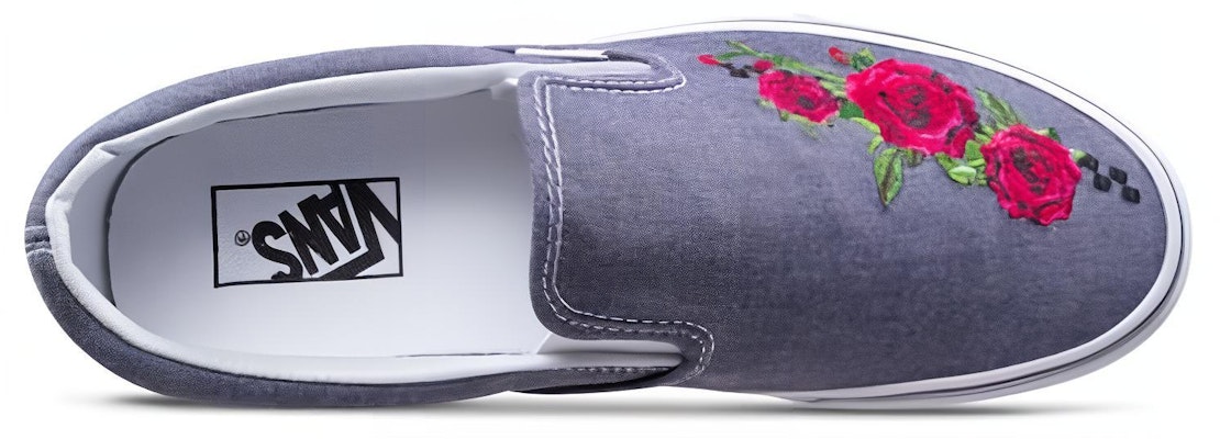 Vans Classic Slip-On 'Chambray Rose' Kasut Wanita VN0A38F7RNZ Shop Vans Classic Slip-On 'Chambray Rose' Kasut Wanita VN0A38F7RNZ